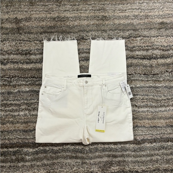 Liverpool Cropped Straight Leg Jeans Sz 16/33 NWT | Liverpool Straight Leg Jeans - Picture 5 of 12